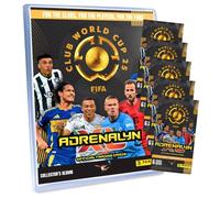 Bundle mit Panini FIFA Club World Cup 2025 - World Trading Cards - Mondiali - 1 cartellina + 5 booster + esclusivo biglietto di compleanno
