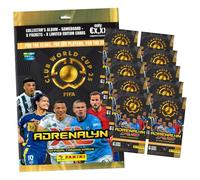 Bundle mit Panini FIFA Club World Cup 2025 - World Trading Cards - Mondiali - 1 Starter + 10 Booster + esclusivo biglietto di compleanno