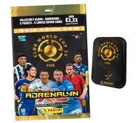Bundle mit Panini FIFA Club World Cup 2025 - World Trading Cards - Mondiali - Selezione + esclusivo biglietto di compleanno (1 starter + 1 lattina)
