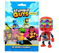 Bundle mit Stumble Guys 3D - Personaggi da collezione serie 5, cromati, a scelta + esclusivo biglietto di compleanno (figura 21° Gumball Guy)