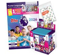 Bundle mit Topps - Premier League 2025/26 Trading Cards + Exclusive Collect-it Custodie (1 Starter + 1 Display (28 Booster))