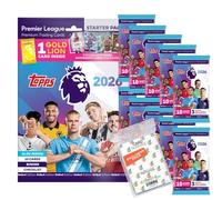 Bundle mit Topps - Premier League 2025/26 Trading Cards + Exclusive Collect-it Custodie (1 Starter + 10 Booster)