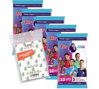 Bundle mit Topps - Premier League 2025/26 Trading Cards + Exclusive Collect-it Custodie (5 Booster)