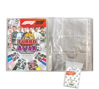 Bundle mit Topps - Turbo Attax Formula 1 2025 - Trading Cards - 1 Cartella vuota + buste Exclusive Collect-it