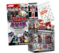 Bundle mit Topps - Turbo Attax Formula 1 2025 - Trading Cards + Exclusive Collect-it Custodie (1 Starter + 1 Display (24 Booster))