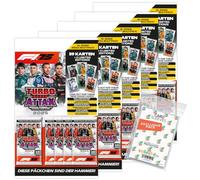 Bundle mit Topps - Turbo Attax Formula 1 2025 - Trading Cards + Exclusive Collect-it Custodie (5 Multipack)
