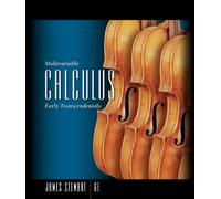 Bundle: Multivariable Calculus: Early Transcendentals, 6th + Maple Student Version 13.0