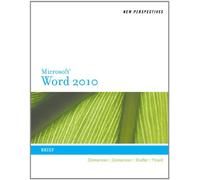 Bundle: New Perspectives on Microsoft Word 2010: Brief + Video Companion