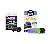 Bundle of KontrolFr PS Fr alaxy Nero Gommini per Controller XBOX + KontrolFr nelli di precision | Rialzi Analogici Iconici per XBOX| Controller di movimento con assistenza Precisione FPS