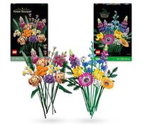 Bundle of LEGO 10280 Icons Bouquet di Fiori, Piante Artificiali, Costruzione in