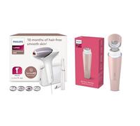 Bundle of Philips Lumea 8000 Series dispositivo di epilazione IPL, alternativa ai dispositivi di epilazione laser, BRI949/00 + Philips Facial Hair Remover 5000 Series, epilatore da donna BRR454/00