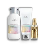 Bundle of Wella Professionals ColorMotion+ Shampoo Mantenimento Colore 250ml + Wella Professionals ColorMotion+ Conditioner 200ml + Wella Professionals OIL REFLECTIONS Olio Levigante 100ml