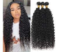 Bundle Per Capelli Umani Water Wave 12A Brasiliani Per Capelli Intrecciati 1/3/4 Pezzi Capelli Ricci Crespi Profondi Extension Per Capelli Naturali