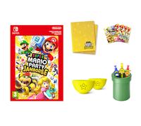 Bundle per le serate di gioco in casa di Super Mario Party Jamboree + Portapenne a forma di tubo di Super Mario