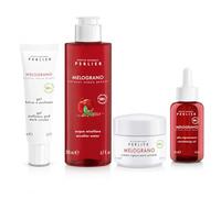 Bundle Perlier Melograno - Olio Rigenerante Viso, 99% di ingredienti naturali, 50 ml + Gel Borse e Occhiaie, 15 ml + Acqua Micellare Viso/Occhi/Labbra, 200 ml + Crema Rigenerante Antietà, 50 ml