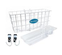 BUNDLE: Premium Clip-on Walker Basket with FREE Carry-All Hooks ($7 value)