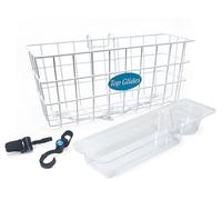 BUNDLE: Premium Clip-on Walker Basket with FREE Carry-All Hooks ($7 value)