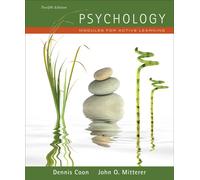 Bundle: Psychology: Modules for Active Learning (with Concept Modules with Note-Taking and Practice Exams Booklet), 12th + CengageNOW with eBook and Resource Center Printed Access Card