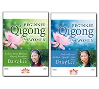 Bundle: Radiant Lotus Qigong 2-DVD Set / Beginner Qigong for Women by Daisy Lee (YMAA)