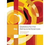 Bundle: Statistics for the Behavioral Sciences, 9th + WebTutor™ on Blackboard Printed Access Card
