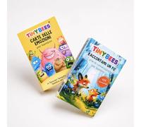 Bundle Tiny Bees - Carte di Conversazione + Carte delle Emozioni per Bambini | Giochi Educativi 5+ per Parlare, Esprimere Emozioni e Rafforzare il Legame in Famiglia