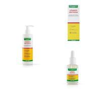 Bundle Vitamindermina Linea Sebo - Gel Detergente 240 ml + Crema Trattante 40 ml + Siero Peeling 30 ml - Per Pelli Grasse, Impure e a Tendenza Acneica - Azione Sebonormalizzante