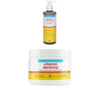 Bundle VITAMINDERMINA Olio Detergente Restitutivo 500 ml + Crema Idratante Restitutiva 400 ml - Per Pelli Secche, Molto Secche, Sensibili e a Tendenza Atopica - Lenitivo, Idratante e Antiprurito