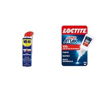Bundle WD-40 MUP Lubrificante Spray Doppia Posizione 500 ml & LOCTITE Super Attak Professional 20g Ocean