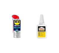 Bundle WD-40 Specialist Grasso Bianco al Litio 400 ml & PATTEX Colla Istantanea Extra Forte 50g