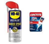 Bundle WD-40 Specialist Grasso Spray 400 ml & LOCTITE Super Attak Professional 20g Ocean