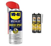 Bundle WD-40 Specialist Grasso Spray 400 ml & PATTEX Millechiodi Forte&Rapido 400g Bipacco