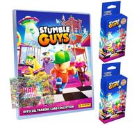 Bundle with Panini Stumble Guys Karten Serie 2 - Collezionabili Trading Cards - 1 cartellina + 2 blister + esclusivo biglietto di compleanno