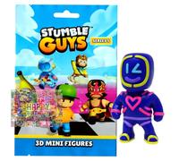 Bundle with Stumble Guys 3D - Personaggi da collezione serie 5, cromati, 10° Blink + esclusivo biglietto di compleanno
