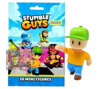 Bundle with Stumble Guys 3D - Personaggi da collezione serie 5, cromati, a scelta + esclusivo biglietto di compleanno (figura 1. Mr Stumble)