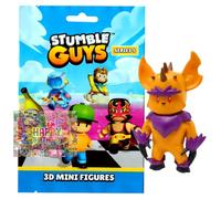 Bundle with Stumble Guys 3D - Personaggi da collezione serie 5, cromati, a scelta + esclusivo biglietto di compleanno (figura 7° Cupacabra)