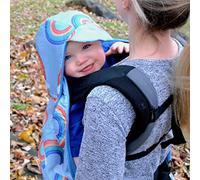 BundleBean Babywearing Custodia per Fascia e Marsupio per Tutte Le Stagioni (Arcobaleno), Copertura Antipioggia con Fodera in Pile, vestibilità Universale, Adatta al Trasporto Anteriore e Posteriore,