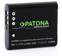 PATONA Premium batteria Li-90B Li-92B e DB-110 (originale 1100mAh) per Ricoh Theta X GR III - Olympus XZ-2 Tough TG-1 TG-2 TG-3 TG-4 TG-5 TG-6 TG-7 SH-50 SH-60 SP-100 EE SH-1 SH-2