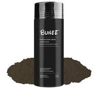 Bunee Fibre Capelli - Nascondi Istantaneamente la Caduta dei Capelli - Polvere di Microfibre Cotone 100% Naturale per Uomini e Donne (Castano Medio 27.5g)