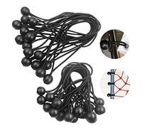 Bungee Ball, Elastici Fissaggio, Elastici Sfera, 30 Pezzi 150mm e 200mm,Loop Expander,Fascette Kit Issaggio Bungee Ball Fissaggio di Tende,Tendoni,Tessuti e Piani di Supporto Teloni,Poster,Banner