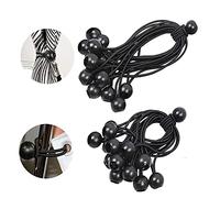 Bungee Ball, Tenditori Elastici, Cavi Elastici con Ganci, 30 pezzi 150mm/200mm l'alternativa Intelligente Alle Fascette, per Cavi, Tende, Teloni,Tendoni, Teloni, Campeggio, Tessuti e Piani di Supporto