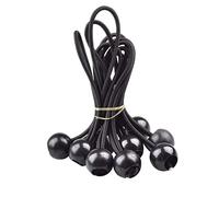 Bungee Balls Cords Bungees Telone String Cord Holder Elastico Tie Down Cinghie per Campeggio Nero telone tenditore accessori da campeggio elastici bungee palle