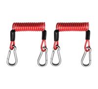 Bungee Cord - Paddle Board Safety Tether, Elastic Kayak Tie Down Line with Sturdy Carabiner Clip Fastening System, Provides Secure Gear Connection Control, Ideal for Fishing Camping Boating River Trip