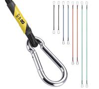 Bungee cords with steel carabiners
