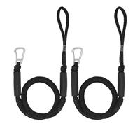 Bungee Dock Line with Hook, 2 pezzi di cima per ormeggio barca, corda di salvataggio, dock line barca ormeggio, barca bungee dock Line con ormeggio, accessori per barche, kayak, jetski pontoon canoa