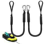 Bungee Dock Lines per Barche - Galleggiante in schiuma per linee di ormeggio per barche da 4 piedi che assorbe gli urti | Corda marina da 2 pezzi, per barche, kayak, moto d'acqua, pontone, canoa, ba