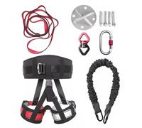Bungee Fitness Training Set - Cintura di resistenza regolabile per allenamenti in sospensione a casa e in palestra, perfetto per allenamento di forza e tonificazione