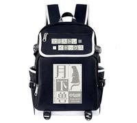 Bungo Stray Dogs Dazai Osamu Anime Fashion Student School Canvas Flip Backpack - Schooler Boy Girl Kids Casual Outdoor Travel Backpack Essential Daypack, Tipo 2, Taglia unica, Pratico