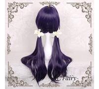 Bungo Stray Dogs Hitori Ayumu Kyoka Izumi Wig Long Purple Heat Synthetic Hair Cosplay Wigs + Wig Cap + accessori per capelli