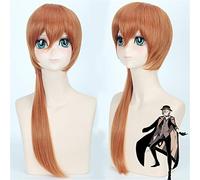 Bungo Stray Dogs Nakajima Atsushi parrucca cosplay anime corta parrucche sintetiche lanuginose grigio argento + cappuccio parrucca gratuito 4