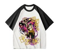 Bungo Stray Dogs T-Shirt Nakahara Chuuya/Dazai osamu/Nakajima Atsushi Costume Cosplay Manica Corta Loose Tee Girocollo Top, Kyuusaku Yumeno, XXS